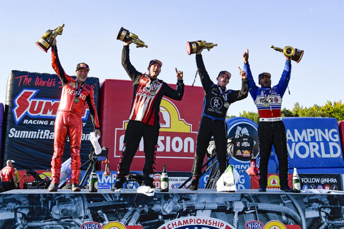 DEBUT OF FOUR-WIDE RACING IN COUNTDOWN TO THE CHAMPIONSHIP SET FOR ZMAX DRAGWAY