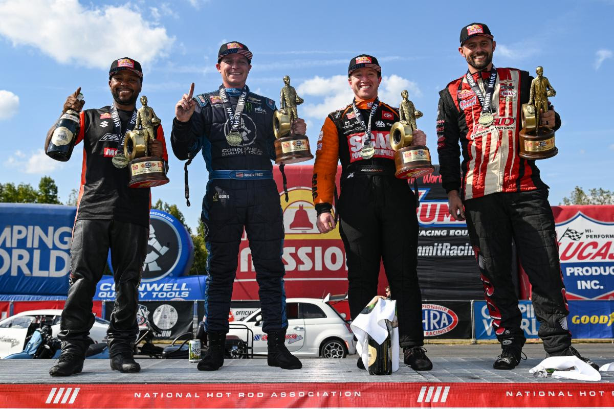 PROCK, ASHLEY, GLENN & GADSON MAKE HISTORY WITH WINS AT NHRA 4-WIDE CAROLINA NATIONALS
