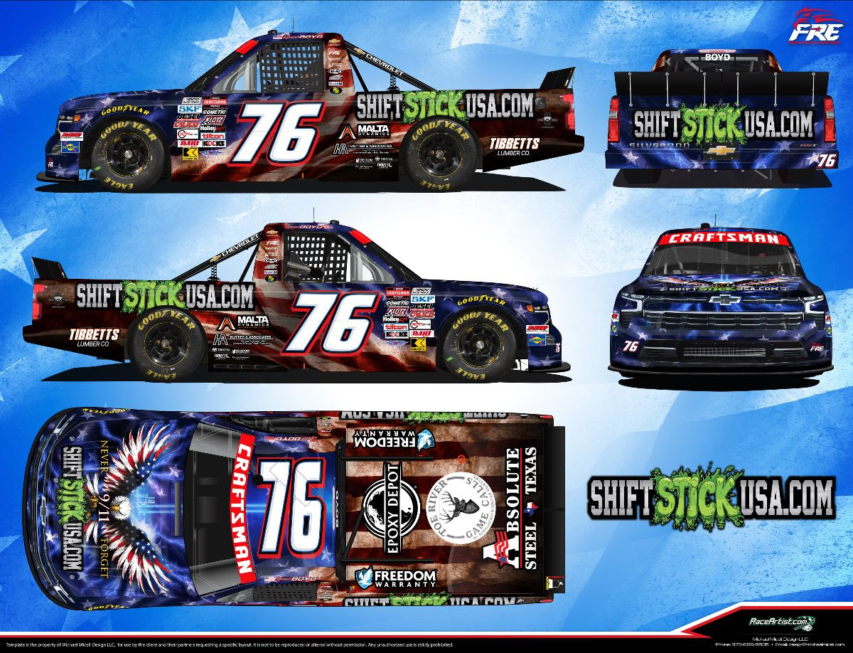 ShiftStickUSA.com and Spencer Boyd Team Up for a 9/11 Tribute at Bristol