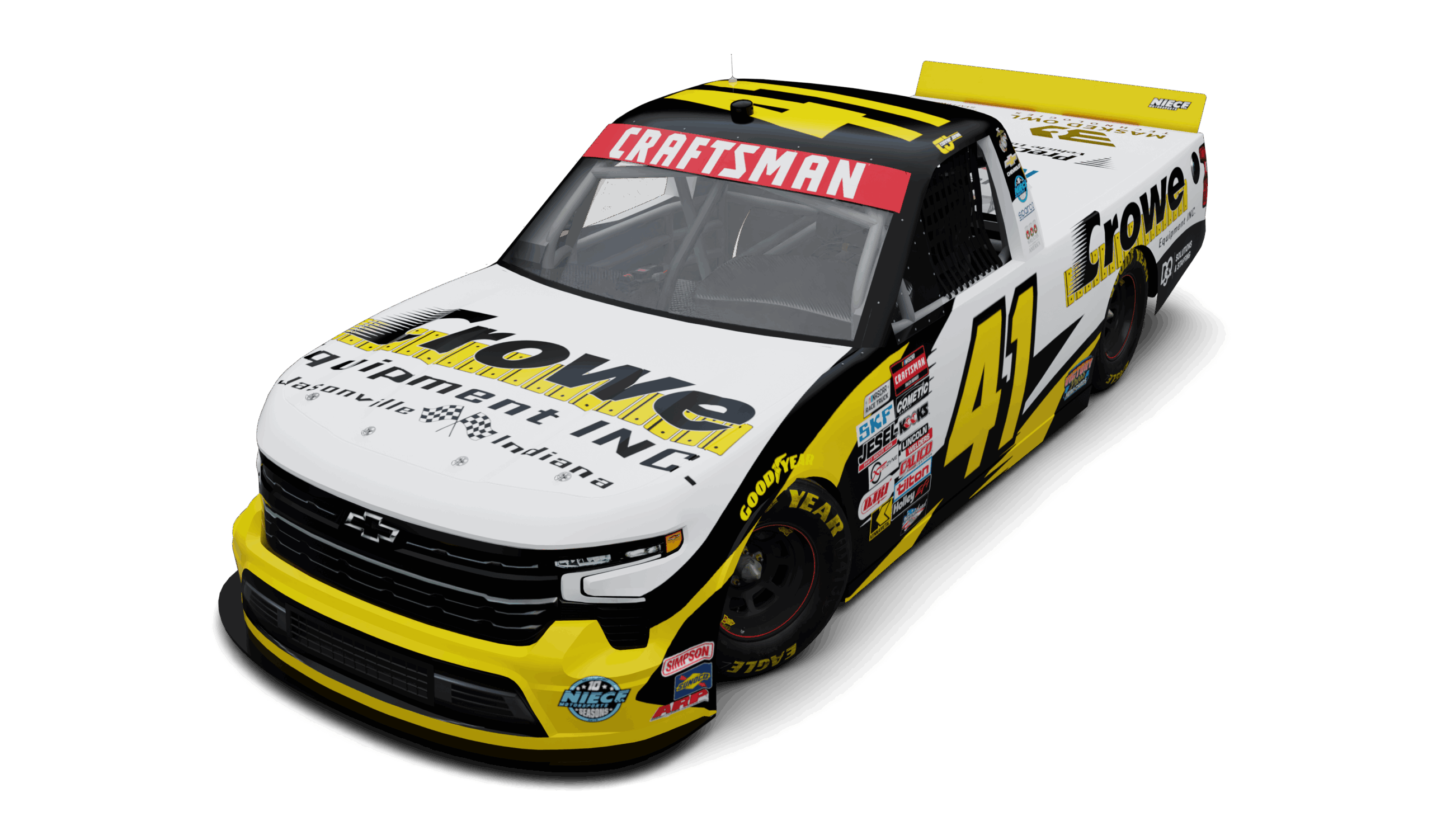 Crowe Equipment to Sponsor Niece Motorsports, Conner Jones at Bristol Motor Speedway