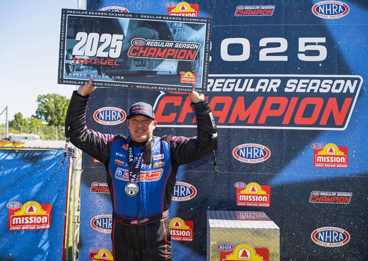 Indianapolis Event Recap for the 71st Annual NHRA U.S. Nationals – STEWART WINS REGULAR SEASON CHAMPIONSHIP