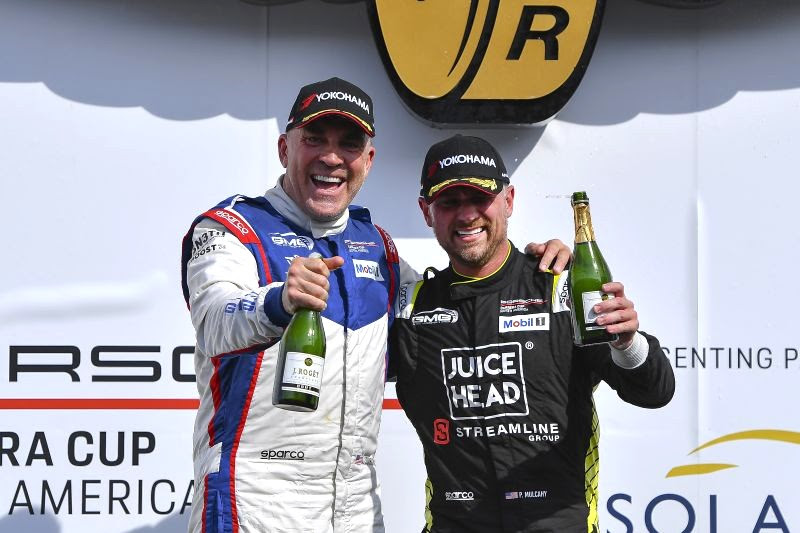 GMG Racing’s Mulcahy and Sofronas Sweep IMSA Carrera Cup Pro-Am Race Wins at Indianapolis