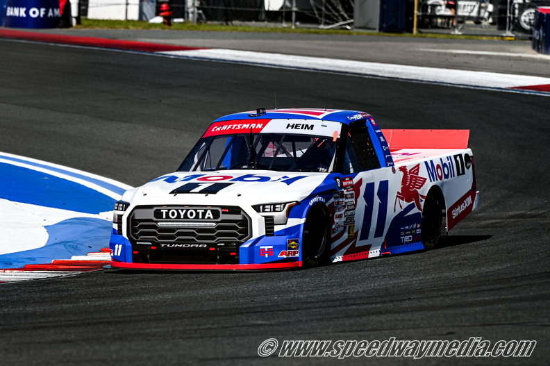 Corey Heim wins inaugural Truck pole at Charlotte Roval