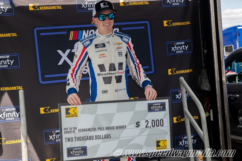 Connor Zilisch secures eighth Xfinity pole of 2025 at Charlotte Roval