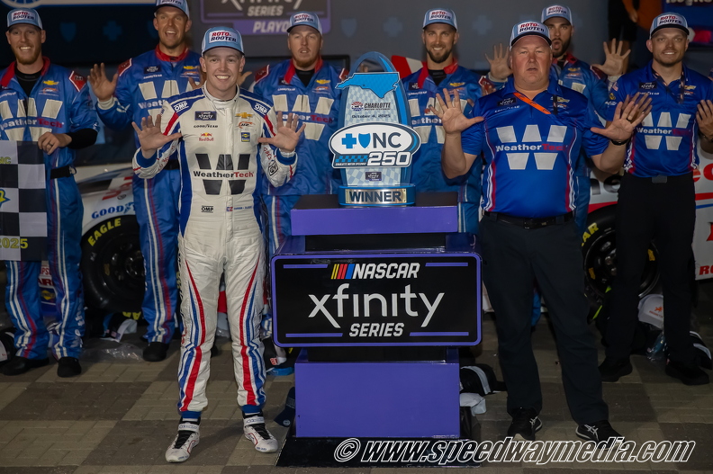 Connor Zilisch dominates for 10th Xfinity victory of 2025 at Charlotte Roval; Playoff’s Round of 8 field set