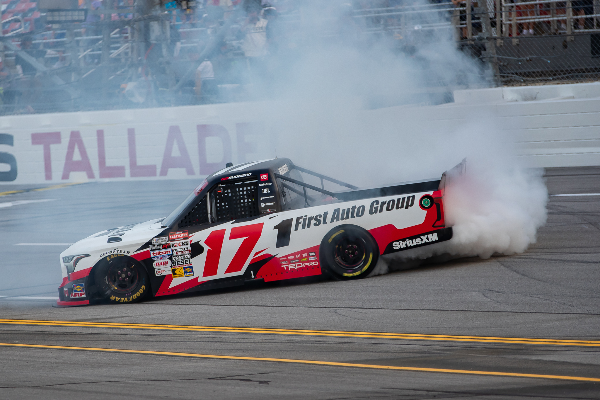 Ruggiero captures first Craftsman Truck Series win at Talladega Superspeedway