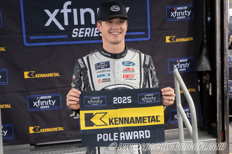 Harrison Burton claims first Xfinity career pole at Martinsville