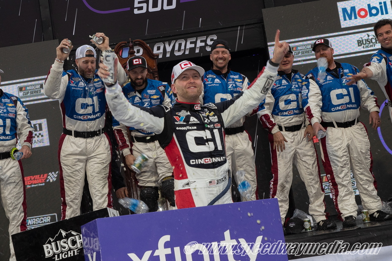 William Byron earns clutch Cup victory at Martinsville; clinches Championship 4 berth