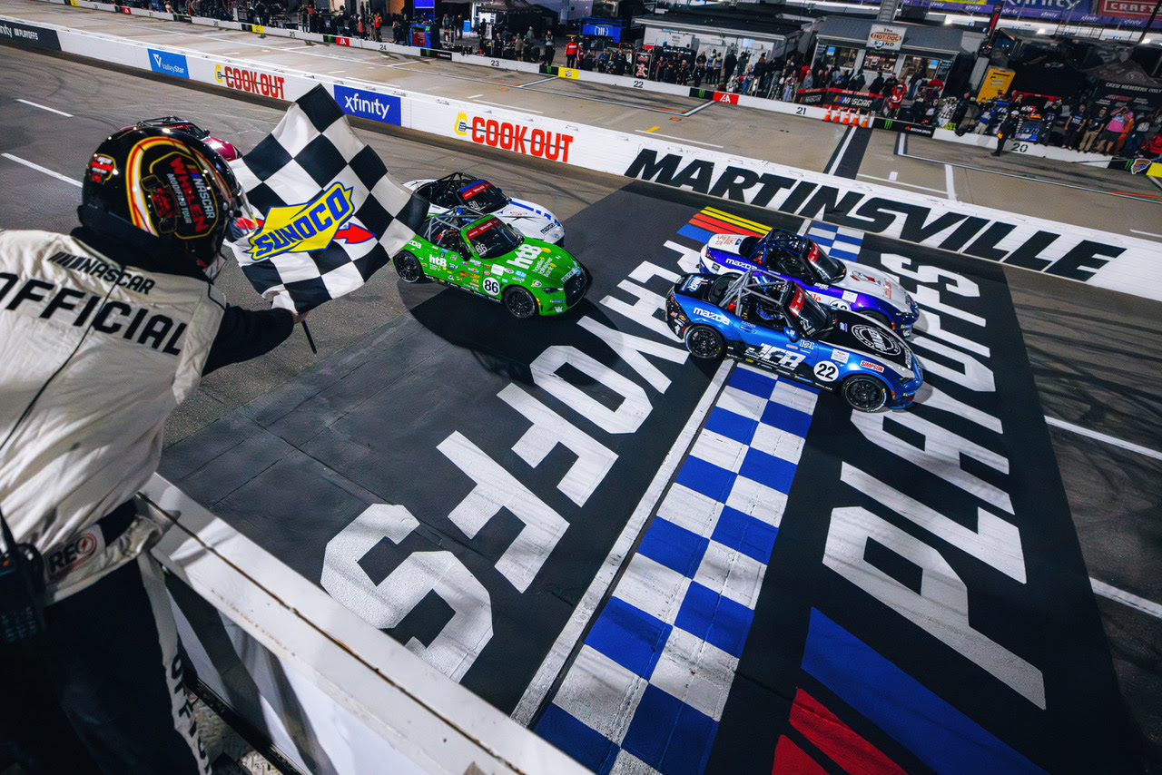 Fletcher Takes Mazda MX-5 Cup at Martinsville with Photo Finish