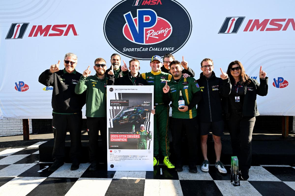Wright Motorsports and Adam Adelson Clinch 2025 IMSA VP Racing Titles