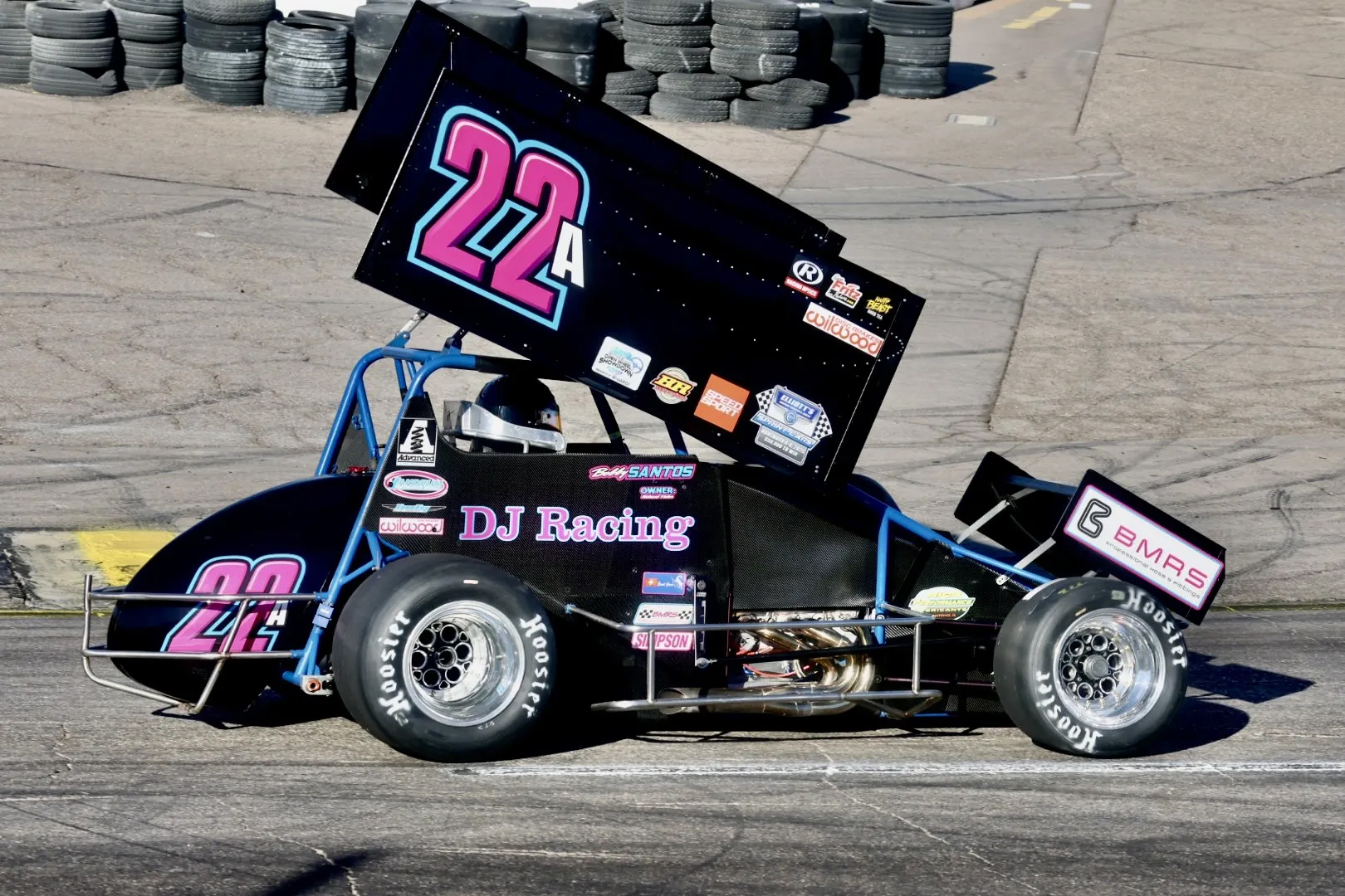 BOBBY SANTOS LEADS THURSDAY PRACTICE FOR OPEN WHEEL SHOWDOWN