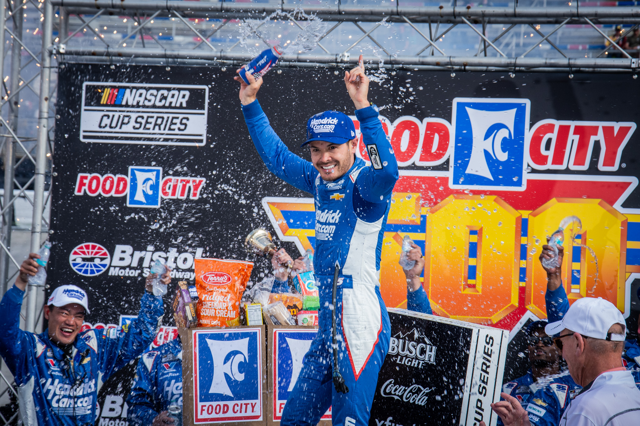 Kyle Larson at Bristol Motor Speedway