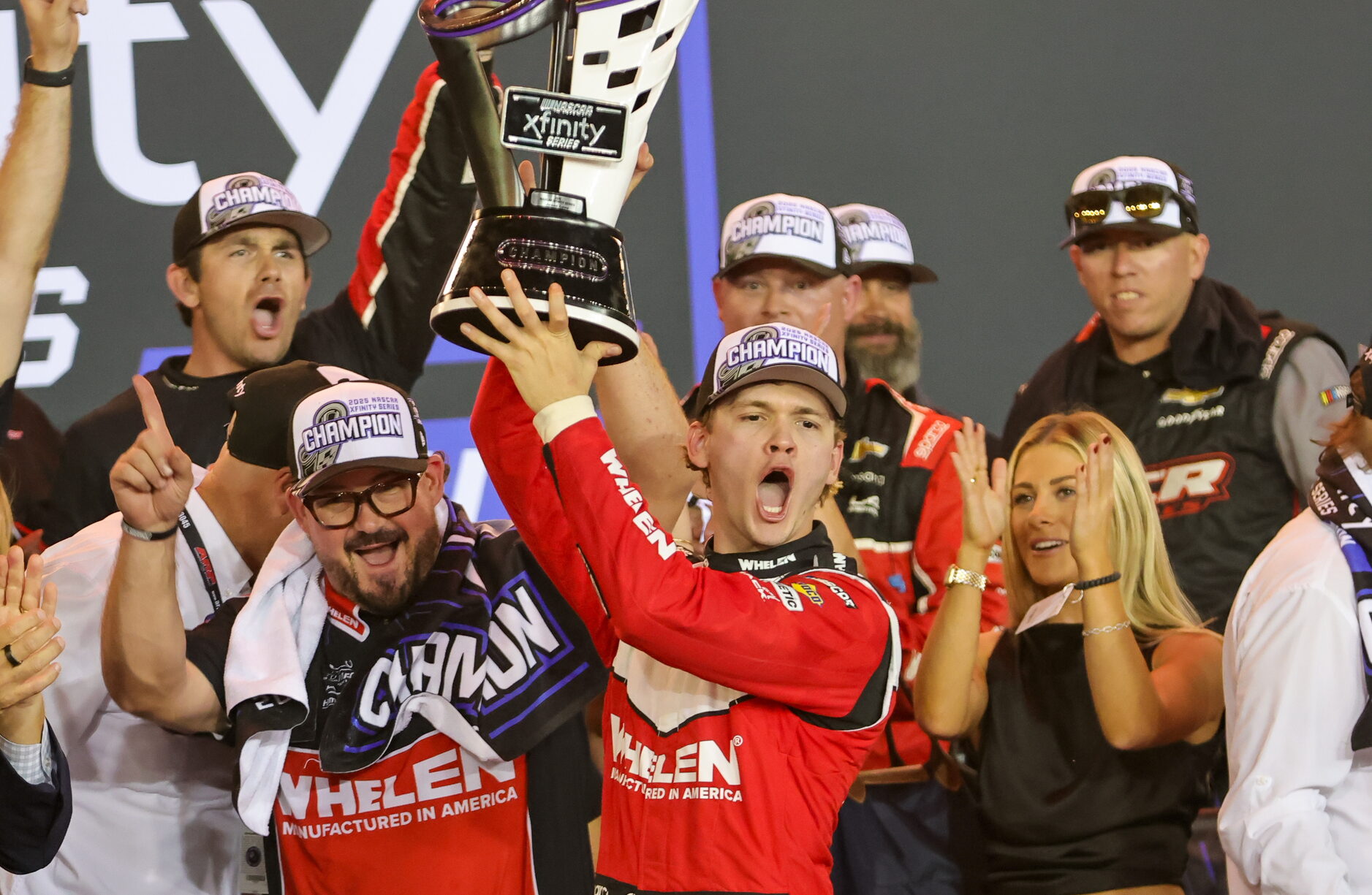 Jesse Love muscles to first Xfinity Series championship and wins finale at Phoenix