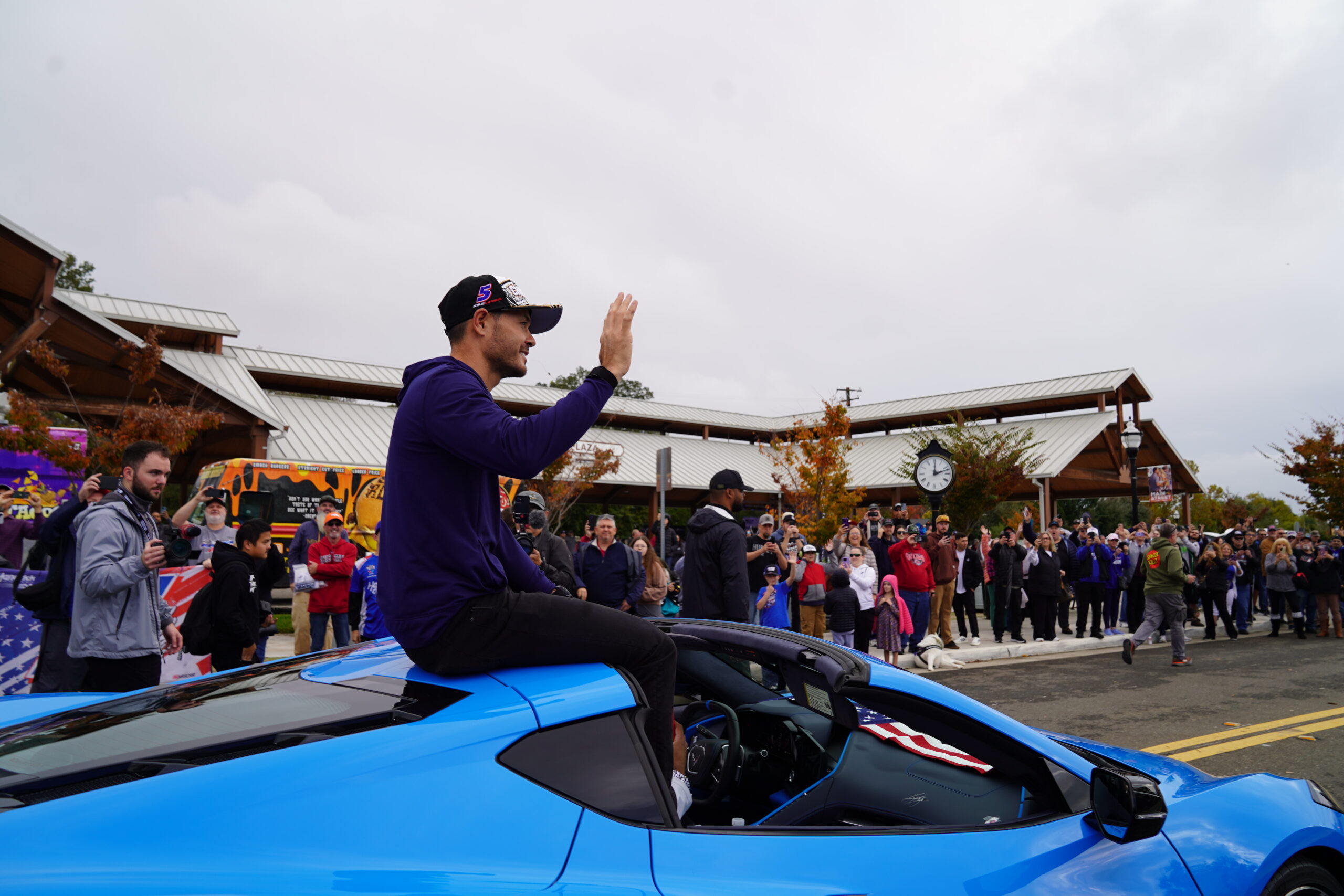 NASCAR Cup Series Champion Kyle Larson Celebrated in Front of Hundreds at Hometown Elk Grove Parade