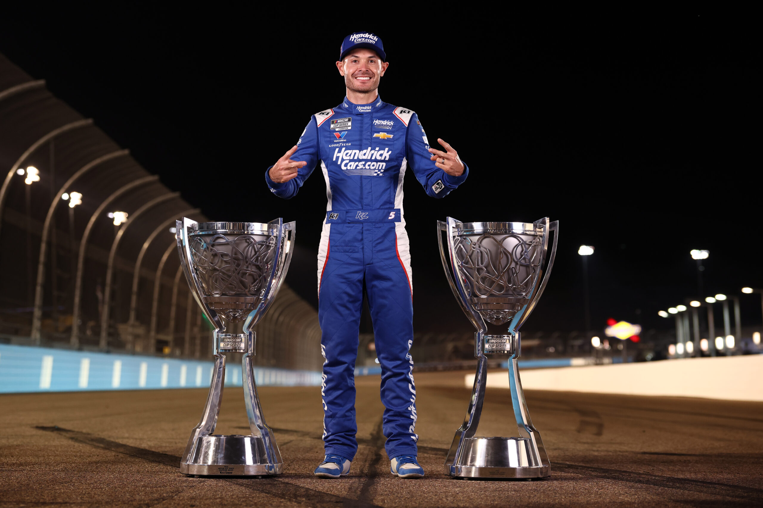 Kyle Larson, the 2025 NASCAR Cup Series Champion!