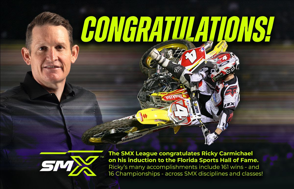 Ricky Carmichael Inducted Into the Florida Sports Hall of Fame
