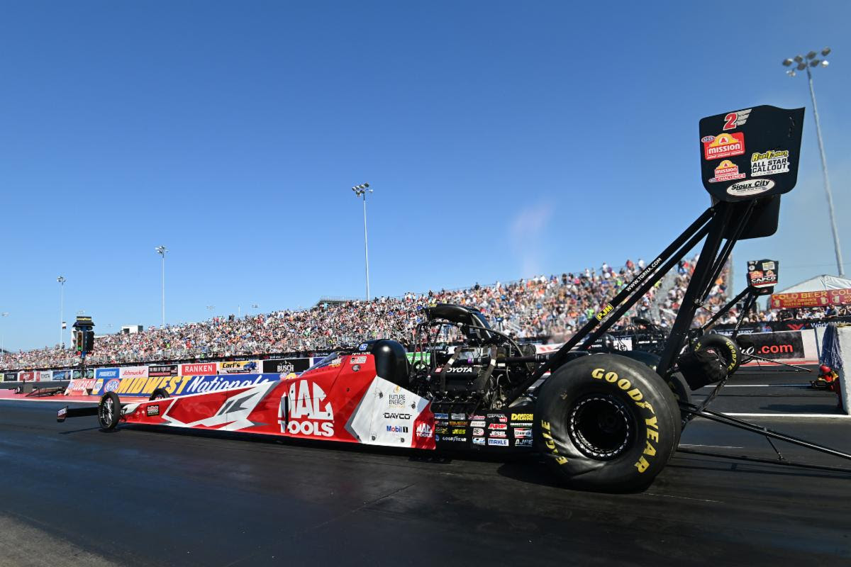 TOP FUEL CHAMP-TO-BE DOUG KALITTA IN CELEBRATORY MOOD AHEAD OF IN-N-OUT BURGER NHRA FINALS