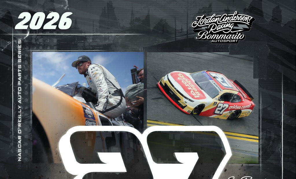 Jeb Burton Returns to Jordan Anderson Racing Bommarito Autosport for Fourth Season