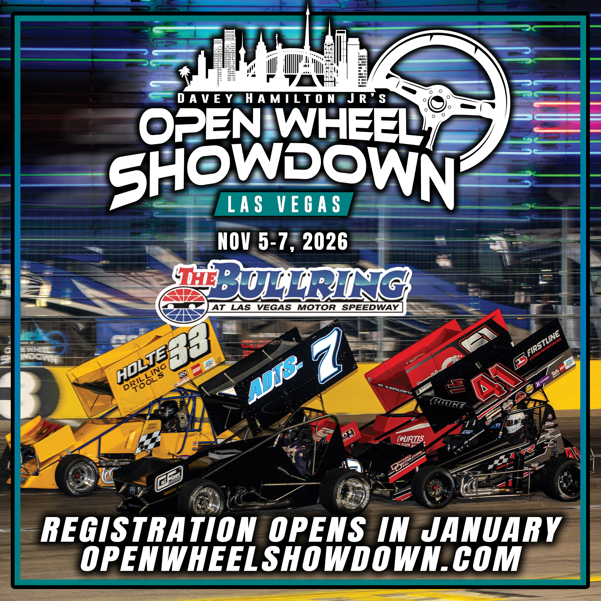 OPEN WHEEL SHOWDOWN RETURNS FOR FOURTH RUNNING IN LAS VEGAS, NOV 5-7, 2026