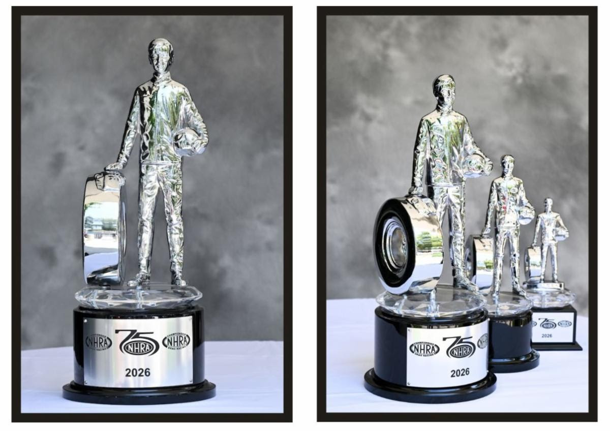 75TH ANNIVERSARY DIAMOND WALLY ONE OF SEVERAL HIGHLIGHTS FOR NHRA’S MILESTONE SEASON IN 2026
