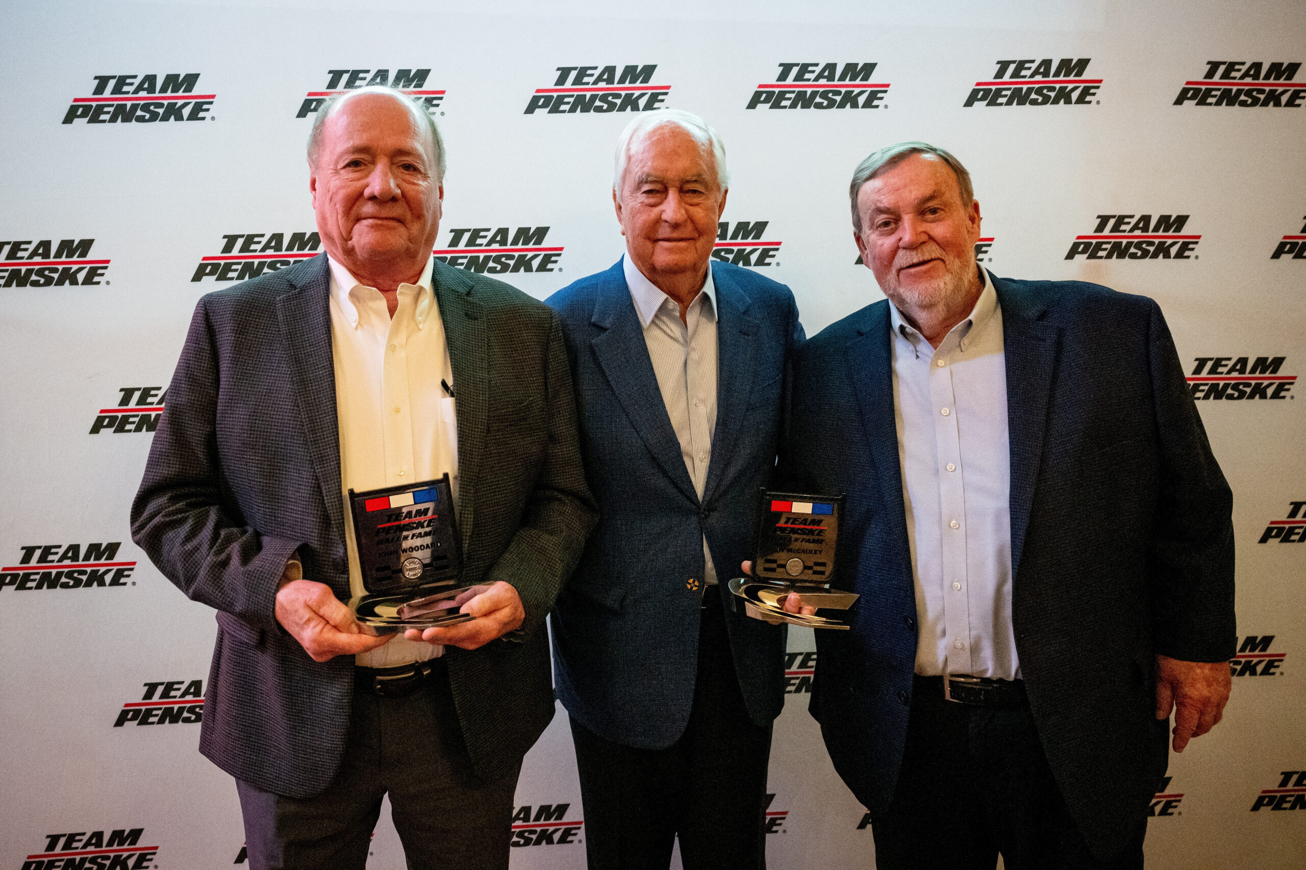JOHN WOODARD, ROY MCCAULEY INDUCTED INTO THE TEAM PENSKE HALL OF FAME