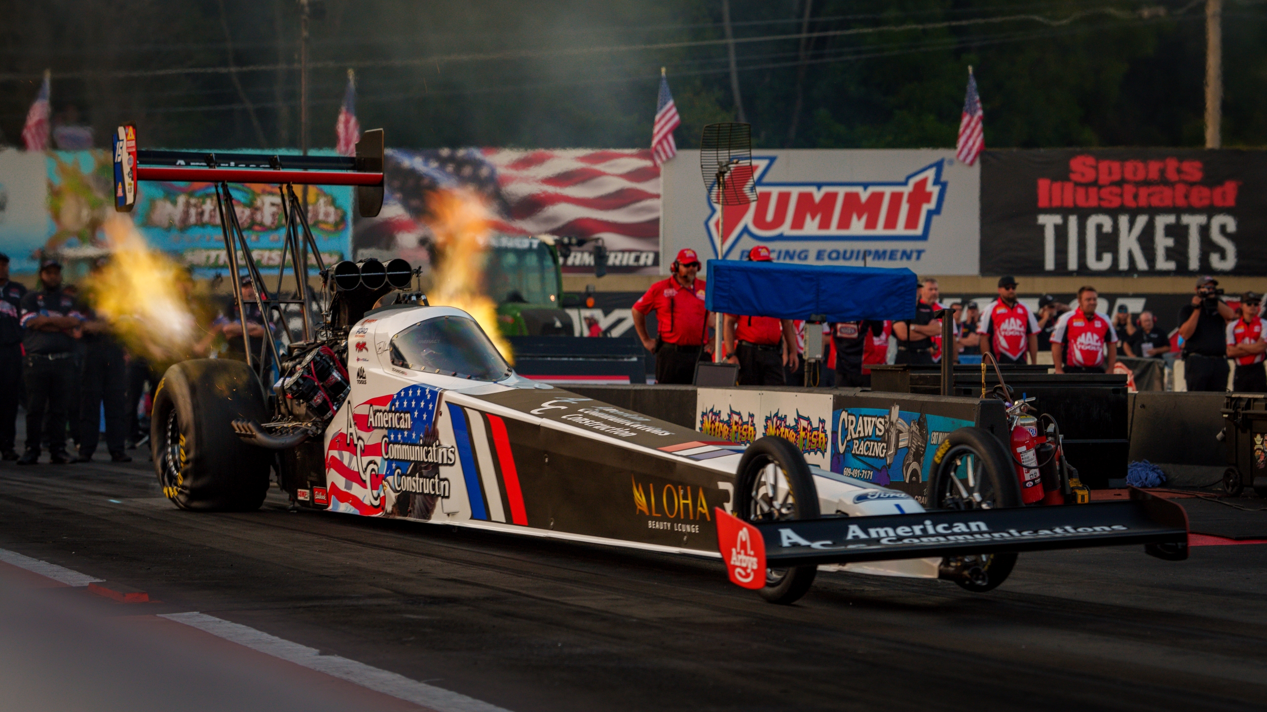 American Communications Construction and Aloha Beauty Lounge Extend Primary Sponsorship With NHRA Top Fuel Driver Tony Schumacher Through 2032