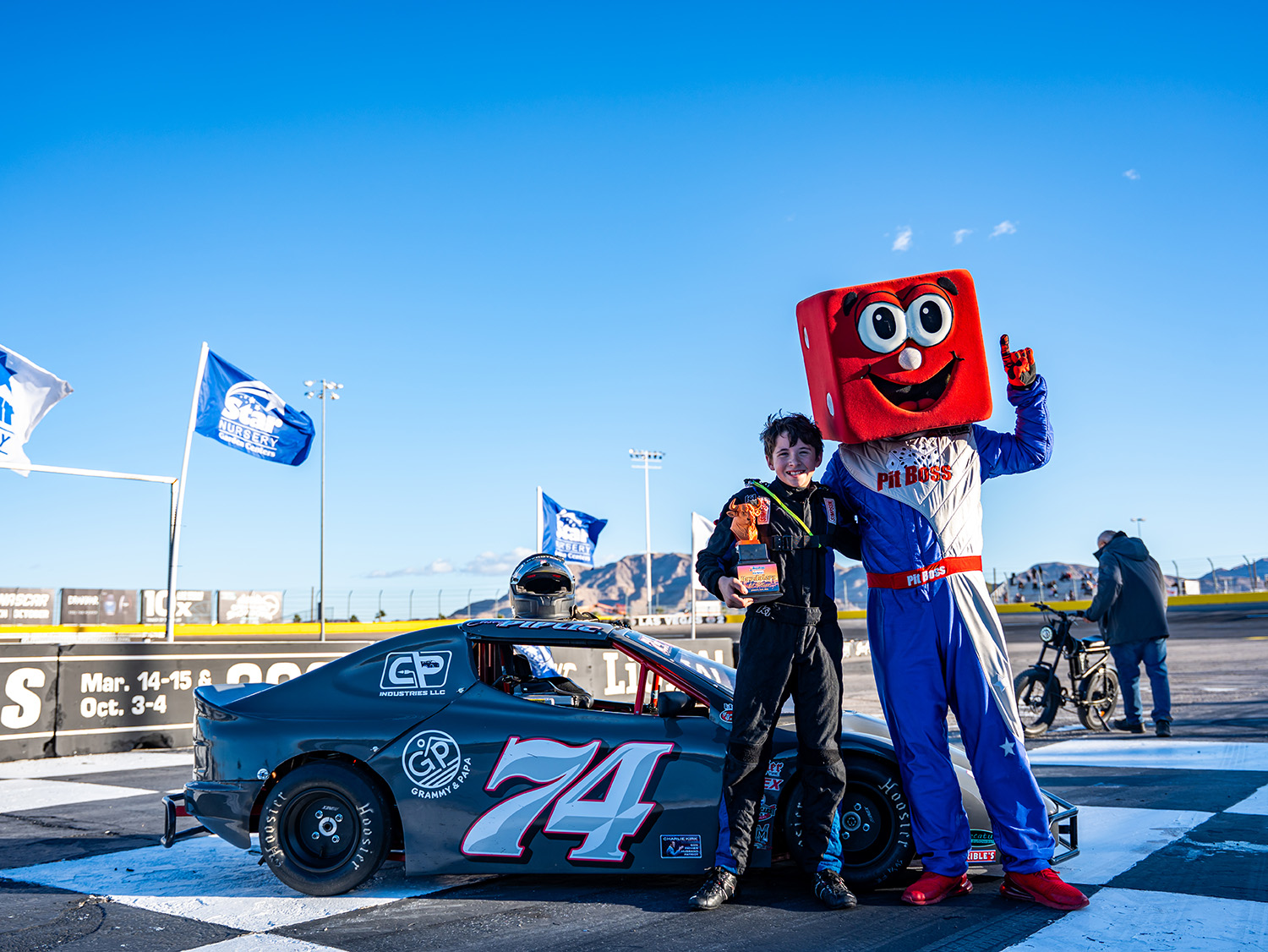 PETERSON SWEEPS OPENING DAY FOR BULLRING AT LAS VEGAS MOTOR SPEEDWAY