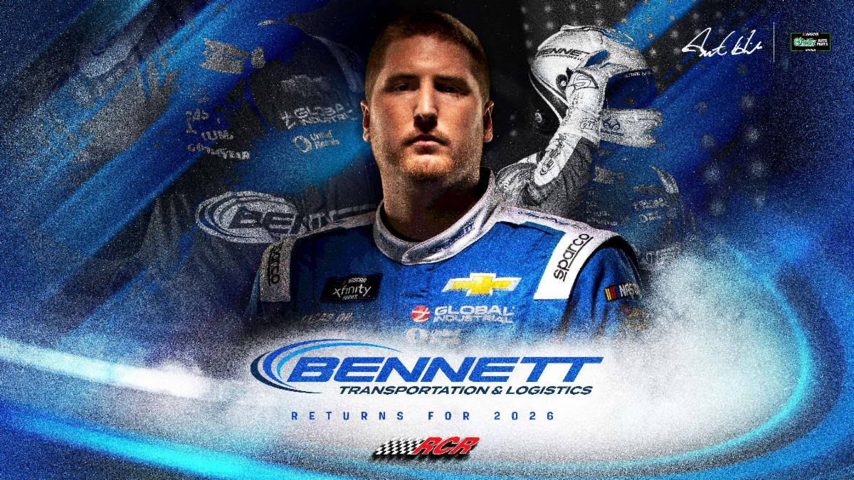 Bennett Family of Companies Extends Partnership with Richard Childress Racing