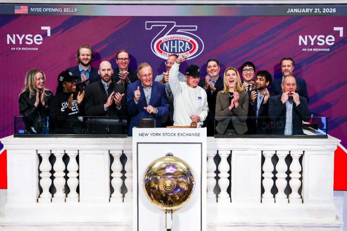 NHRA STARS RING NYSE OPENING BELL LEADING INTO CHASING SPEED PREMIERE ON VICE TV