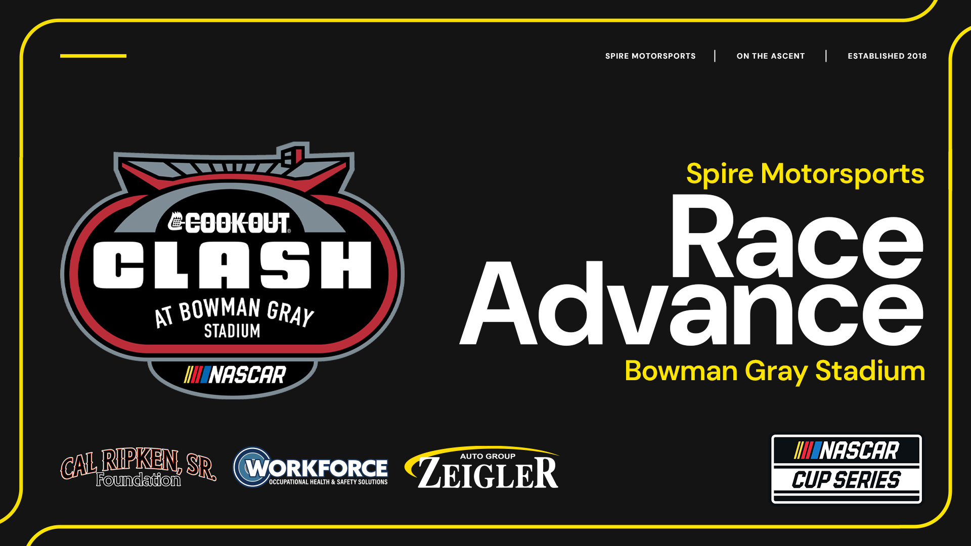 Spire Motorsports NASCAR Clash at Bowman Gray Stadium Race Advance