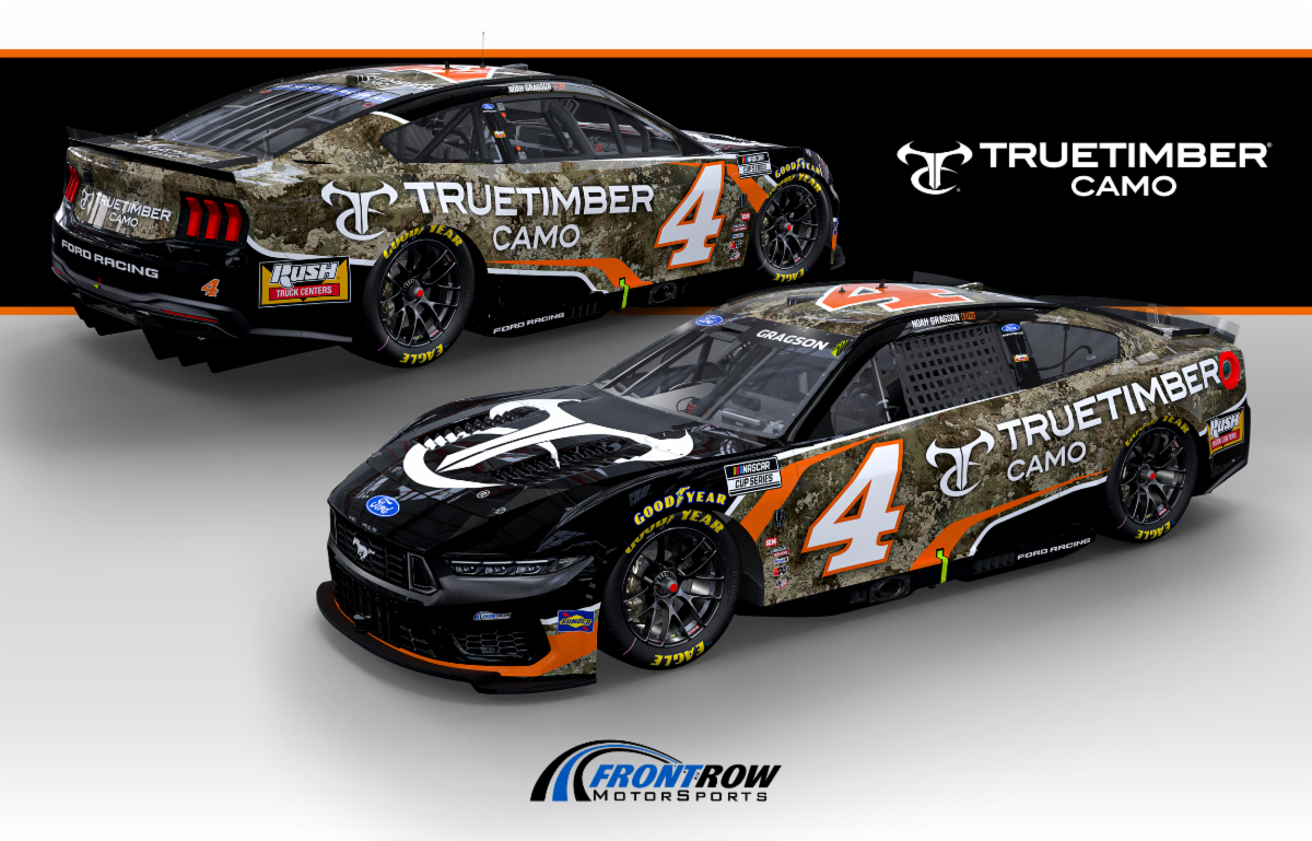 Front Row Motorsports: Noah Gragson and the No. 4 TrueTimber Ford Mustang Dark Horse Team Clash at Bowman Gray