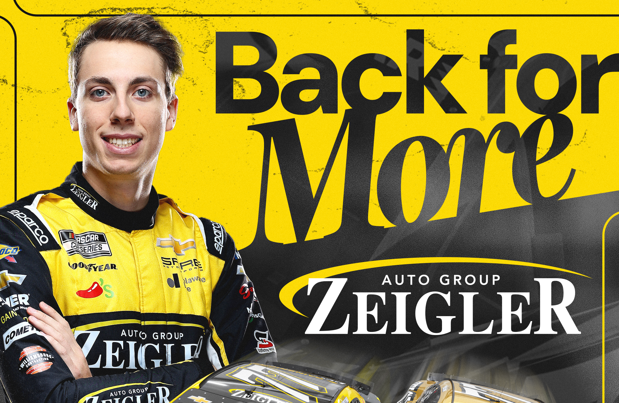Zeigler Automotive Returns to Spire Motorsports for 2026 NASCAR Cup Series Campaign