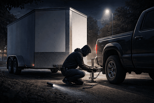 How Thieves Target Unsecured Trailers