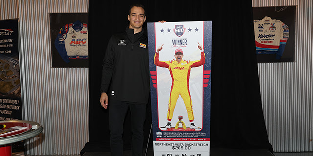 Palou Unveils 110th Indianapolis 500 Ticket