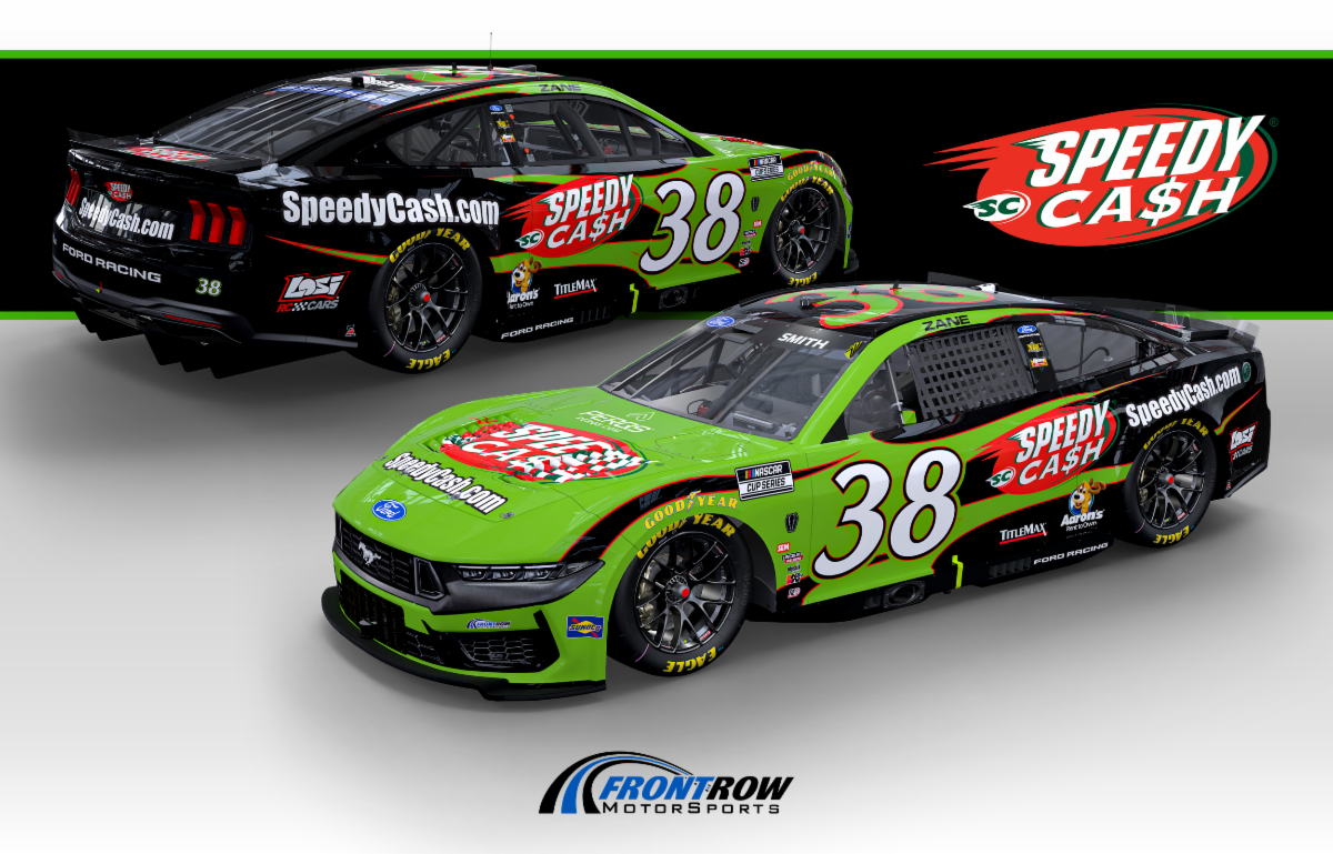 Zane Smith and the No. 38 Speedy Cash Ford Mustang Dark Horse Team Daytona 500 Competition Notes