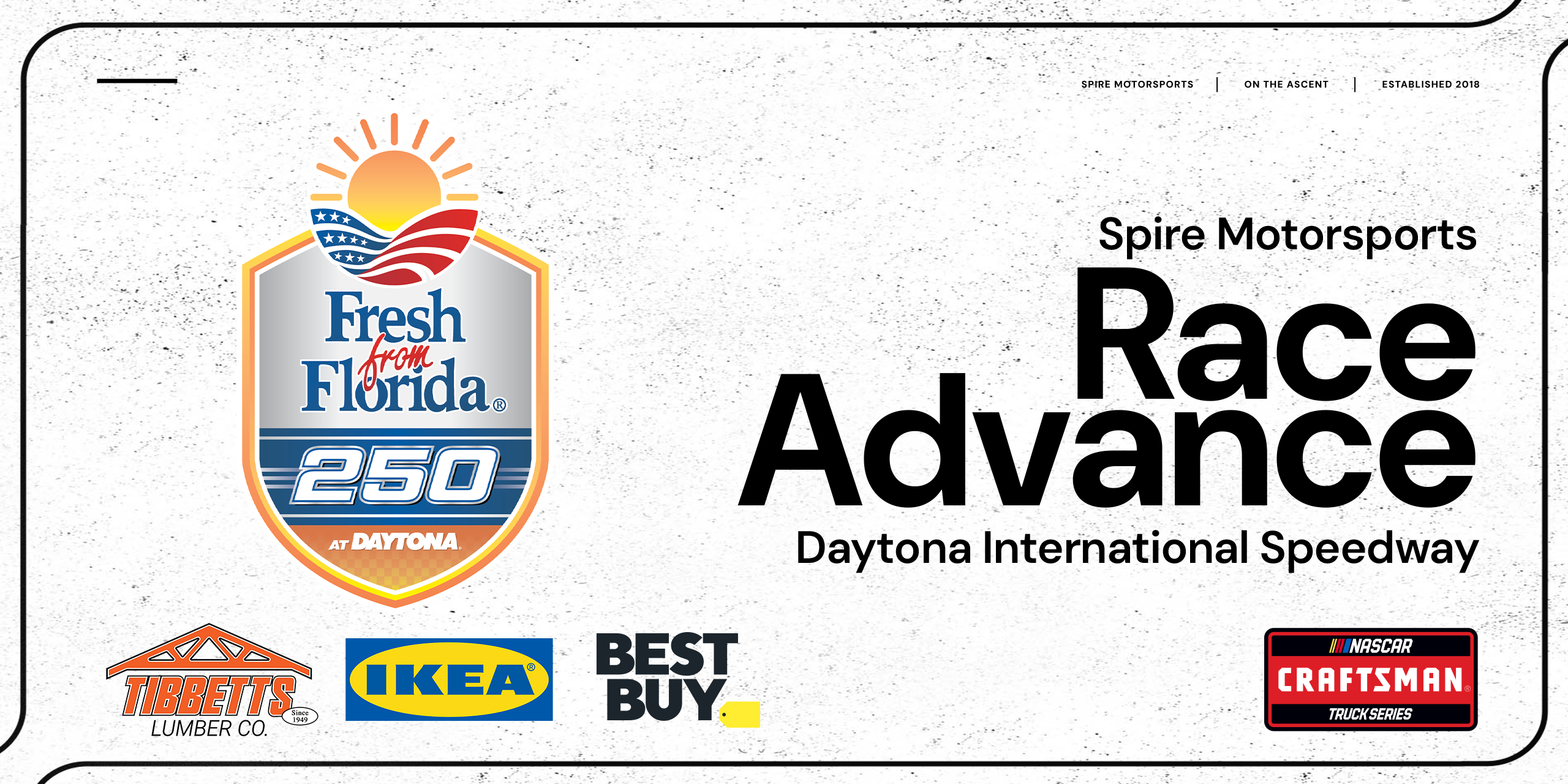 Spire Motorsports Aims for Success at Fresh From Florida 250 Race