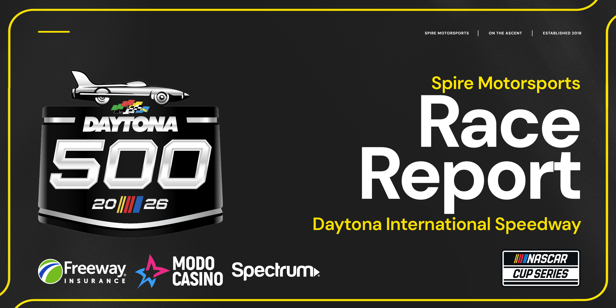 Spire Motorsports Daytona 500 Race Report