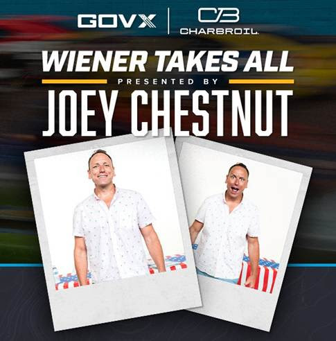 HOT DOG! Joey Chestnut hosting ‘Wiener Takes All’ event at Phoenix Raceway