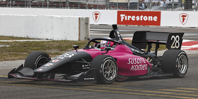 Max Taylor Sets Pace To Lead Andretti 1-2-3 in Opening St. Pete Practice