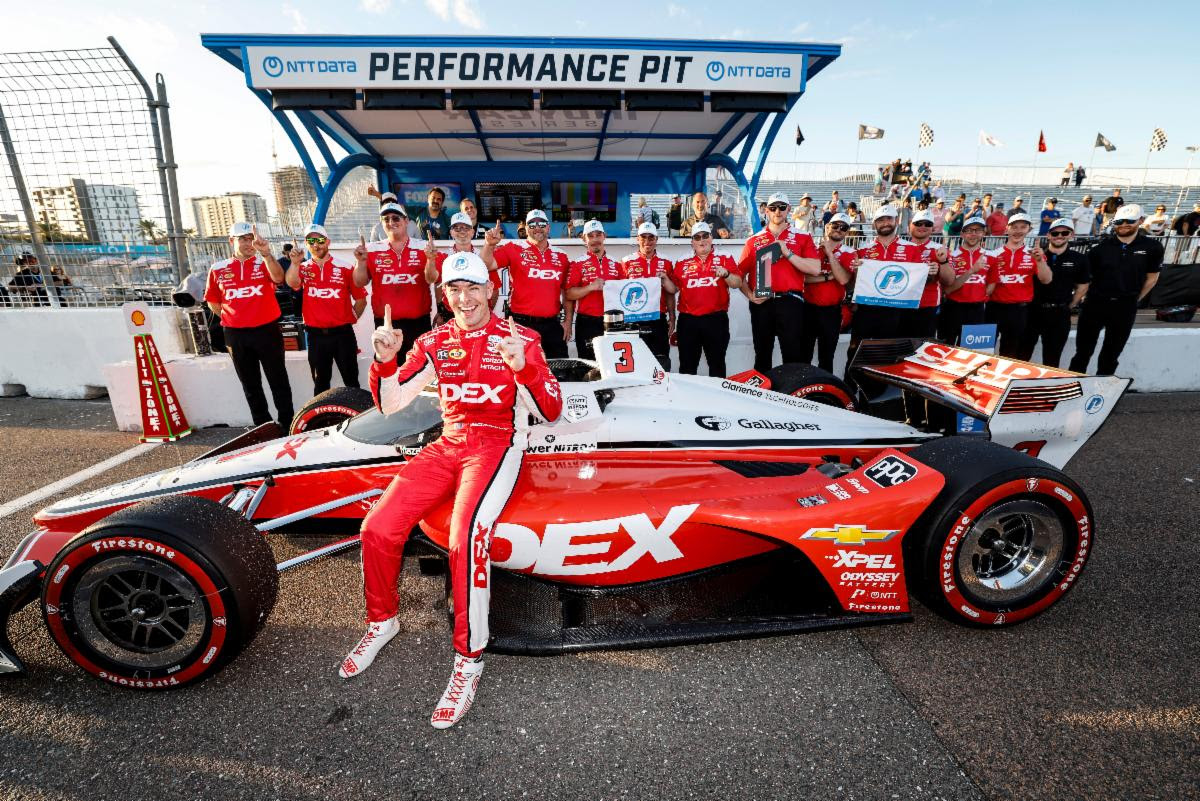 TEAM CHEVY INDYCAR SATURDAY QUALIFYING REPORT – McLaughlin grabs St. Pete pole