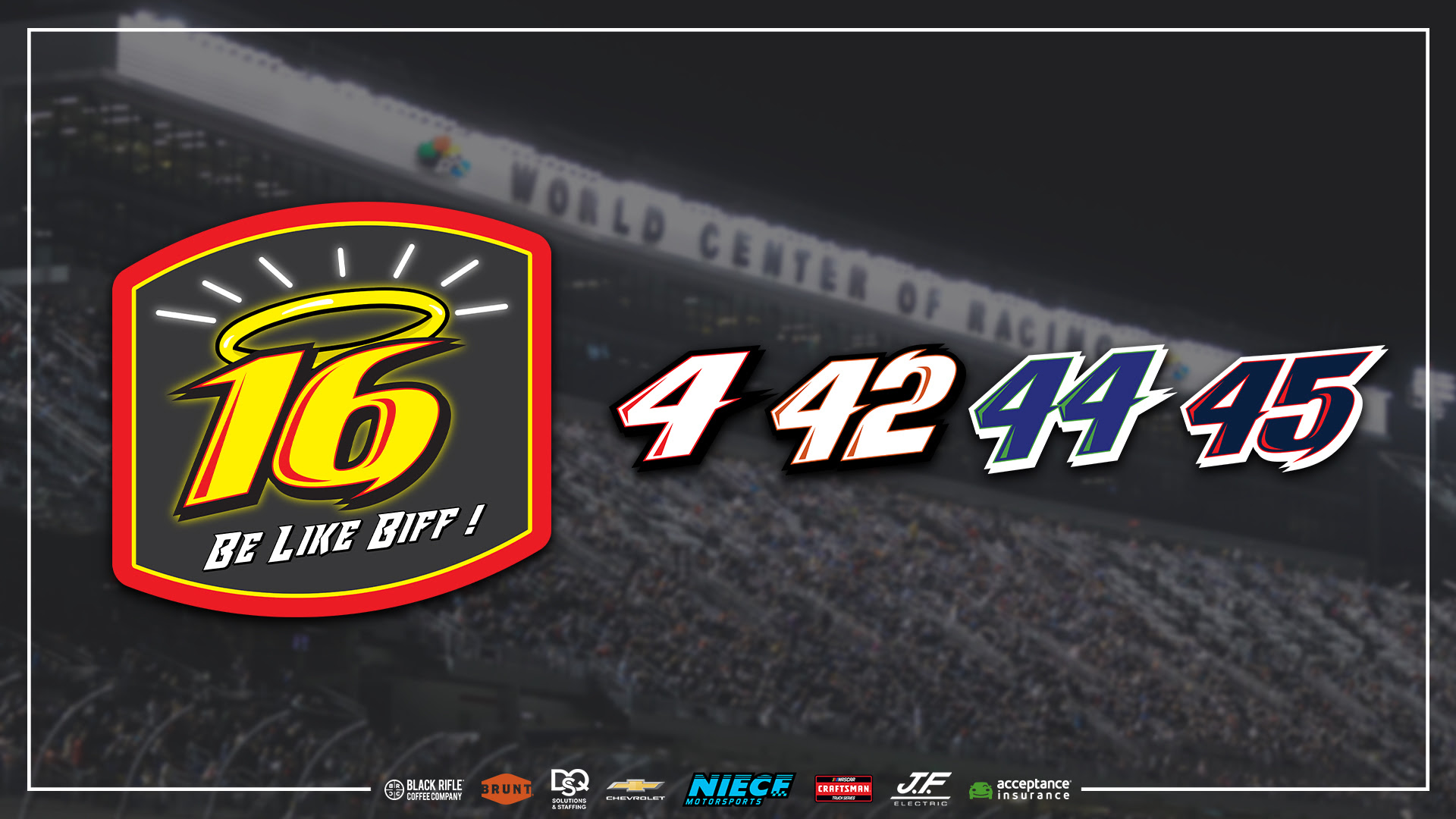 Niece Motorsports to Honor Greg Biffle’s Legacy with a Special Tribute at Daytona