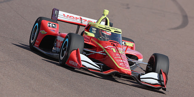 Malukas Opens Penske Tenureby Leading First Day of Phoenix Open Test