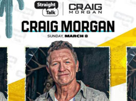 Craig Morgan Performing Pre-Race Concert at Straight Talk Wireless 500