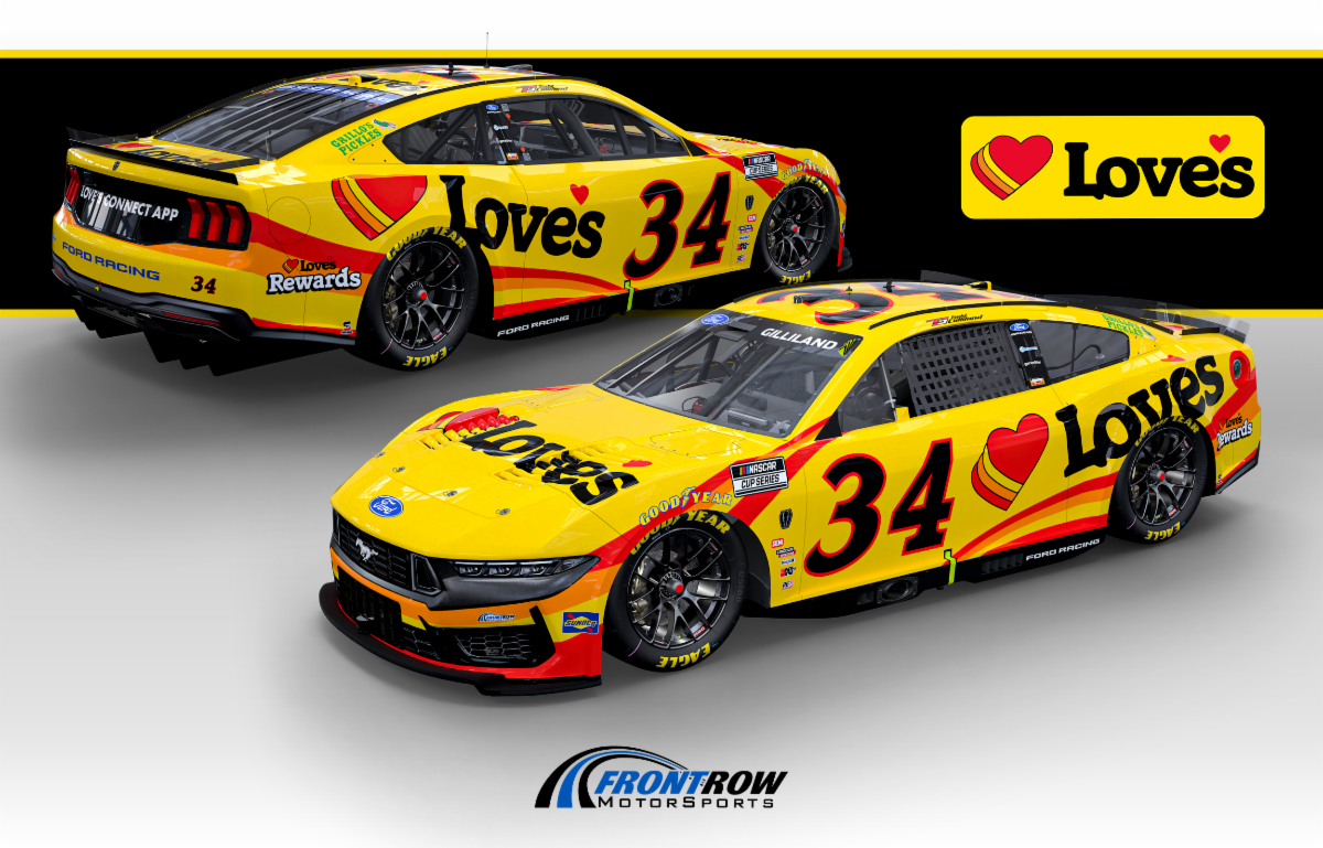Front Row Motorsports: Todd Gilliland and the No. 34 Love’s Travel Stops Ford Mustang Dark Horse Team Daytona 500 Competition Notes