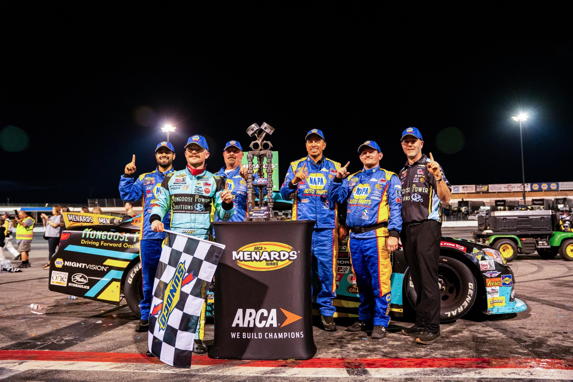 MASON MASSEY PREVAILS IN DEBUT ARCA WEST START, TAKES OIL WORKERS 150 AT KERN RACEWAY