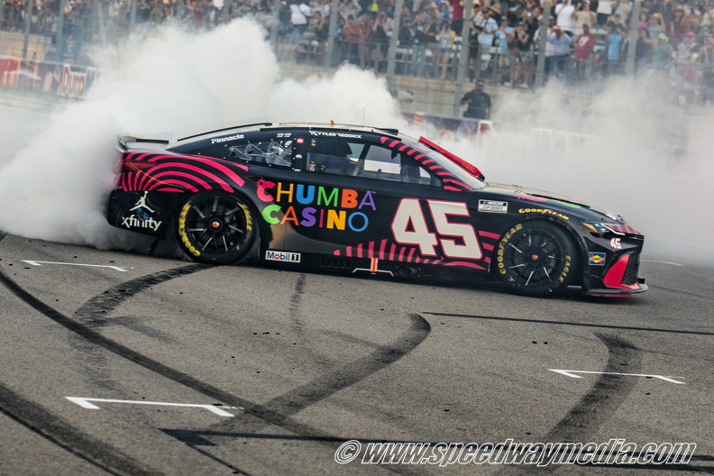 No. 45 Chumba Casino/23XI Racing Toyota Camry XSE