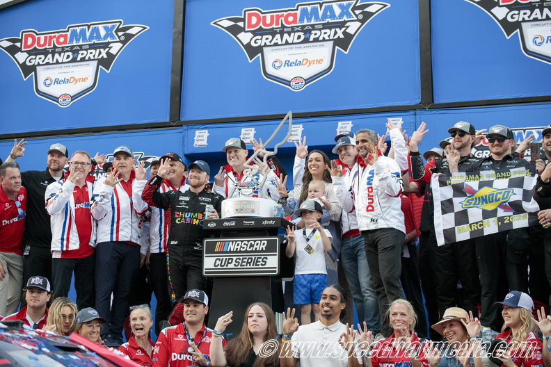 Tyler Reddick achieves historic three-peat victory at COTA