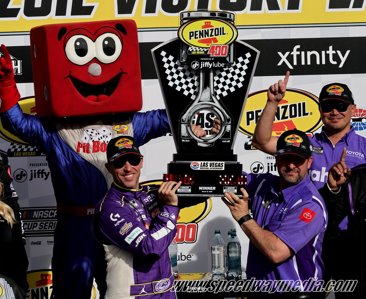 Denny Hamlin rallies for emotional Cup victory at Las Vegas Denny Hamlin rallies for emotional Cup victory at Las Vegas