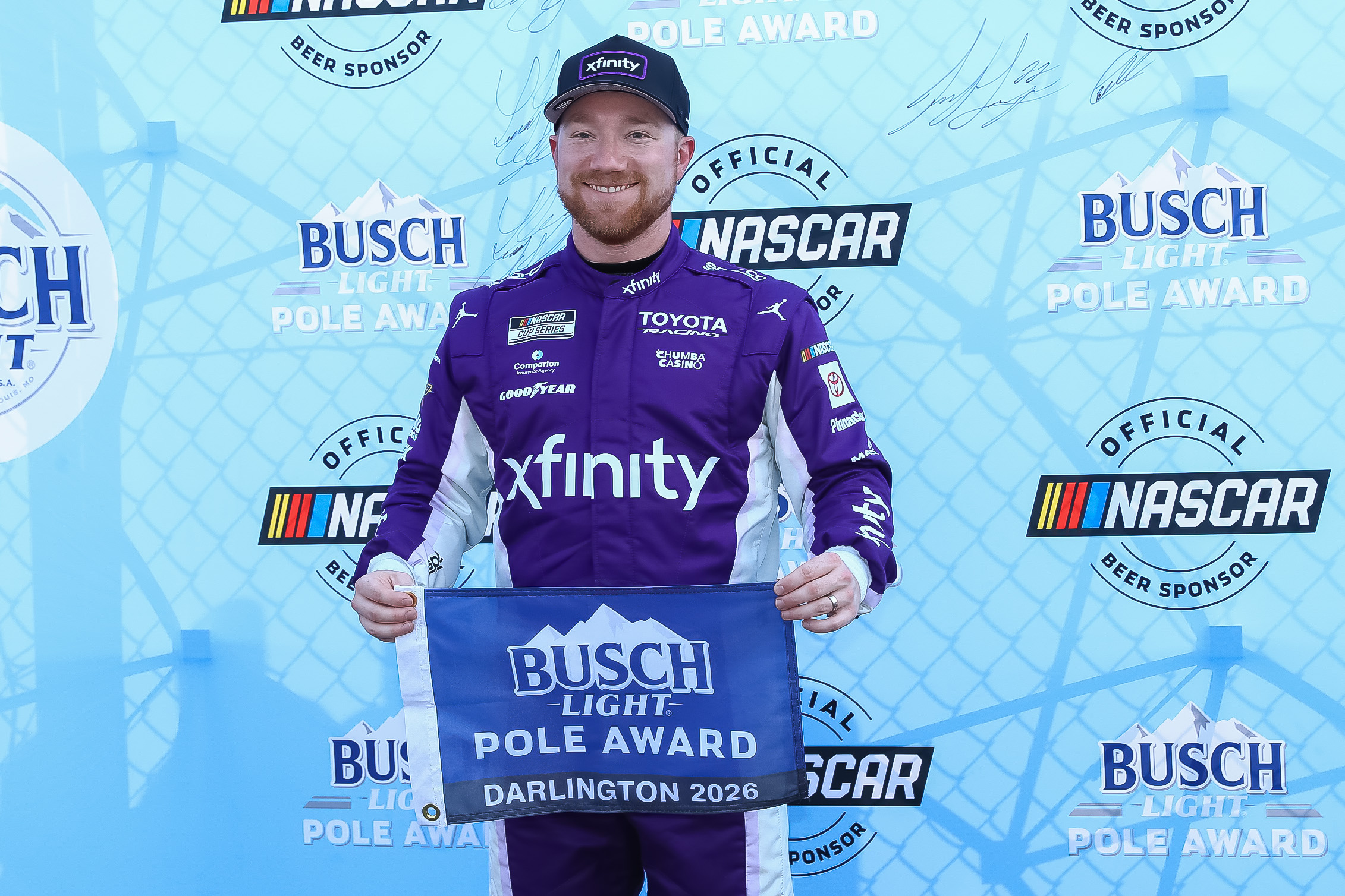 Tyler Reddick scores 13th career pole at Darlington Raceway