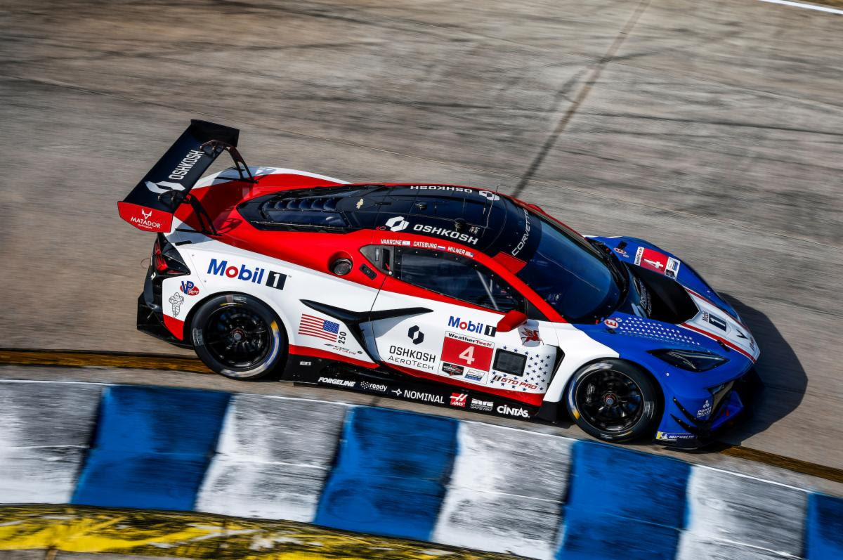 CORVETTE RACING AT SEBRING: Podium for No. 4 Corvette CORVETTE RACING AT SEBRING: Podium for No. 4 Corvette
